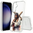 thumbnail image 1 of TalkingCase Slim Fit Phone Case Compatible for Samsung Galaxy S25(Not S25+ Plus/Ultra), Jesus Carry Cross Print, Lightweight,Flexible, USA Print, 1 of 6