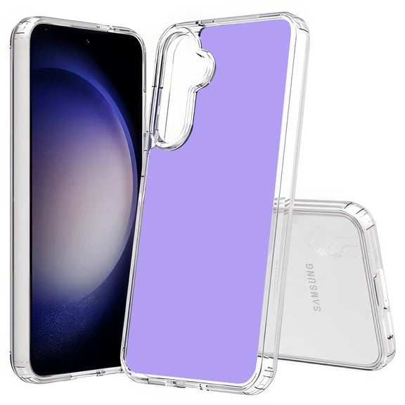 TalkingCase Slim Fit Phone Case Compatible for Samsung Galaxy S25(Not S25+ Plus/Ultra), Lavender Purple Print, Lightweight,Flexible, USA Print