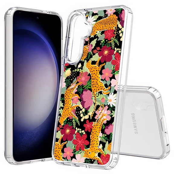 TalkingCase Slim Fit Phone Case Compatible for Samsung Galaxy S25(Not S25+ Plus/Ultra), Leopard Cheetah Print, Lightweight,Flexible, USA Print