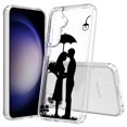 thumbnail image 1 of TalkingCase Slim Fit Phone Case Compatible for Samsung Galaxy S25(Not S25+ Plus/Ultra), Loving Couple Décor Print, Lightweight,Flexible, USA Print, 1 of 6