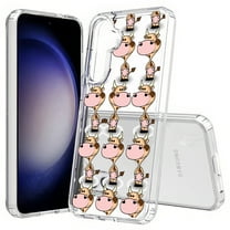 TalkingCase Slim Fit Phone Case Compatible for Samsung Galaxy S25(Not S25 Plus/Ultra), Milk Cow One Print, Lightweight,Flexible, USA Print