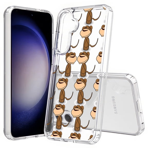 TalkingCase Slim Fit Phone Case Compatible for Samsung Galaxy S25(Not S25+ Plus/Ultra), Monkey One Zodiac Print, Lightweight,Flexible, USA Print