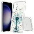 thumbnail image 1 of TalkingCase Slim Fit Phone Case Compatible for Samsung Galaxy S25(Not S25+ Plus/Ultra), Music Notes Flower Print, Lightweight,Flexible, USA Print, 1 of 6
