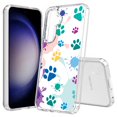 thumbnail image 1 of TalkingCase Slim Fit Phone Case Compatible for Samsung Galaxy S25(Not S25+ Plus/Ultra), Paw Color Splat 2 Print, Lightweight,Flexible, USA Print, 1 of 6