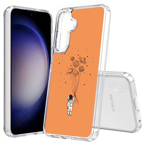 TalkingCase Slim Fit Phone Case Compatible for Samsung Galaxy S25(Not S25+ Plus/Ultra), Planets Space 6 Print, Lightweight,Flexible, USA Print