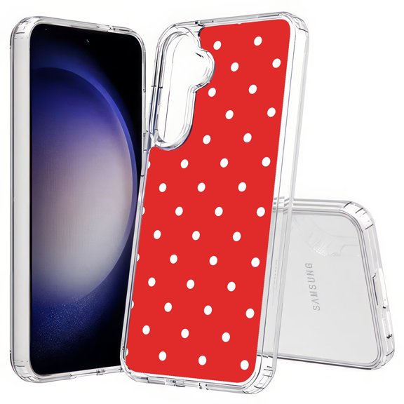 TalkingCase Slim Fit Phone Case Compatible for Samsung Galaxy S25(Not S25+ Plus/Ultra), Polka Dot 1 Print, Lightweight,Flexible, USA Print