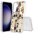thumbnail image 1 of TalkingCase Slim Fit Phone Case Compatible for Samsung Galaxy S25(Not S25+ Plus/Ultra), Quilt Patch Floral 2 Print, Lightweight,Flexible, USA Print, 1 of 6