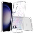 thumbnail image 1 of TalkingCase Slim Fit Phone Case Compatible for Samsung Galaxy S25(Not S25+ Plus/Ultra), Spider Web Pink Print, Lightweight,Flexible, USA Print, 1 of 6