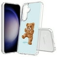 thumbnail image 1 of TalkingCase Slim Fit Phone Case Compatible for Samsung Galaxy S25(Not S25+ Plus/Ultra), Teddy Bear Fight Print, Lightweight,Flexible, USA Print, 1 of 6