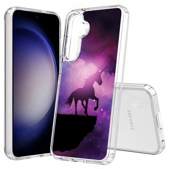 TalkingCase Slim Fit Phone Case Compatible for Samsung Galaxy S25(Not S25+ Plus/Ultra), Unicorn Galaxy Print, Lightweight,Flexible, USA Print