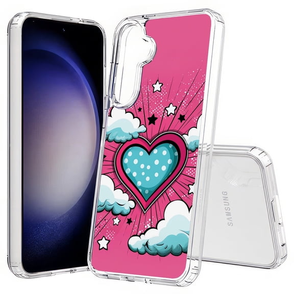 TalkingCase Slim Fit Phone Case Compatible for Samsung Galaxy S25(Not S25+ Plus/Ultra), Valentine Pop Love 3 Print, Lightweight,Flexible, USA Print