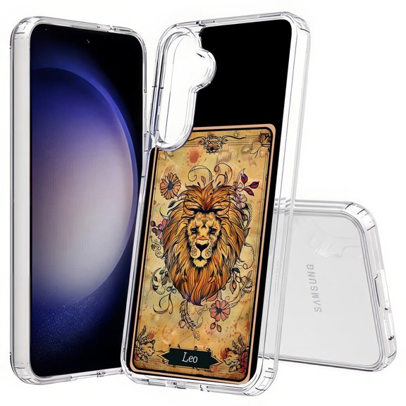 TalkingCase Slim Fit Phone Case Compatible for Samsung Galaxy S25(Not S25+ Plus/Ultra), Zodiac Leo Print, Lightweight,Flexible, USA Print