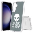thumbnail image 1 of TalkingCase Slim Fit Phone Case Compatible for Samsung Galaxy S25+ Plus(Not S25/ S25 Ultra), Alien Know Truth Print, Lightweight,Flexible, USA Print, 1 of 6