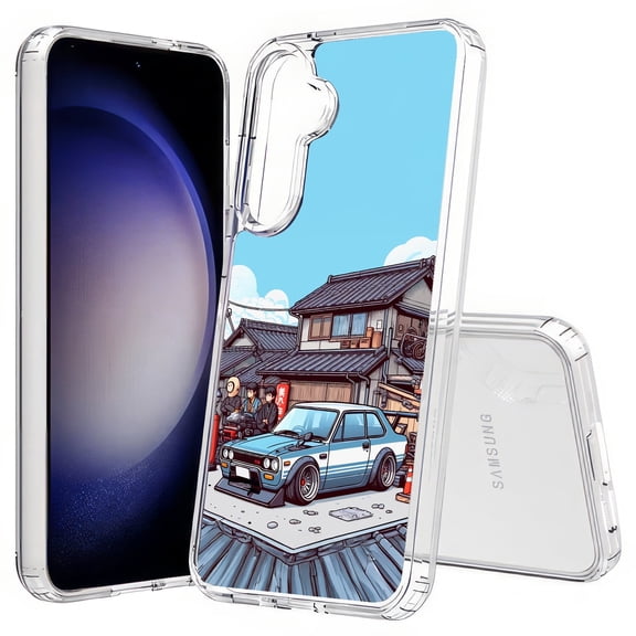TalkingCase Slim Fit Phone Case Compatible for Samsung Galaxy S25+ Plus(Not S25/ S25 Ultra), Anime JDM Car 1 Print, Lightweight,Flexible, USA Print