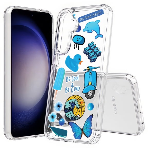 TalkingCase Slim Fit Phone Case Compatible for Samsung Galaxy S25+ Plus(Not S25/ S25 Ultra), Butterfly Duck Print, Lightweight,Flexible, USA Print