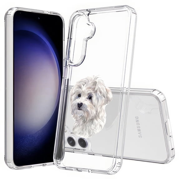 TalkingCase Slim Fit Phone Case Compatible for Samsung Galaxy S25+ Plus(Not S25/ S25 Ultra), Dog Watercolor 6 Print, Lightweight,Flexible, USA Print