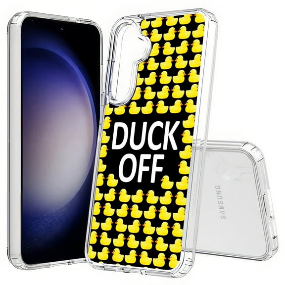 TalkingCase Slim Fit Phone Case Compatible for Samsung Galaxy S25+ Plus(Not S25/ S25 Ultra), Duck Off Print, Lightweight,Flexible, USA Print