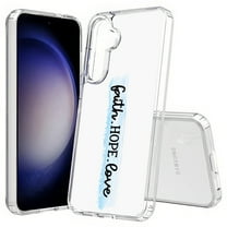 TalkingCase Slim Fit Phone Case Compatible for Samsung Galaxy S25  Plus(Not S25/ S25 Ultra), Faith Hope Love 1 Print, Lightweight,Flexible, USA Print