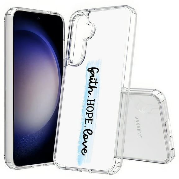 TalkingCase Slim Fit Phone Case Compatible for Samsung Galaxy S25+ Plus(Not S25/ S25 Ultra), Faith Hope Love 1 Print, Lightweight,Flexible, USA Print