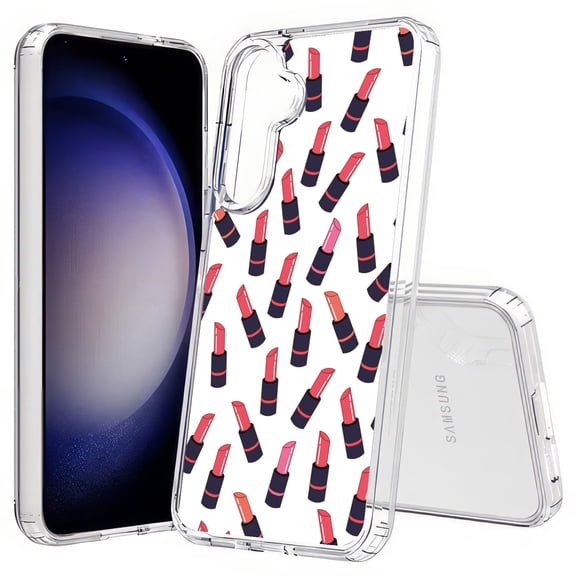 TalkingCase Slim Fit Phone Case Compatible for Samsung Galaxy S25+ Plus(Not S25/ S25 Ultra), Fashion Lipstick Print, Lightweight,Flexible, USA Print