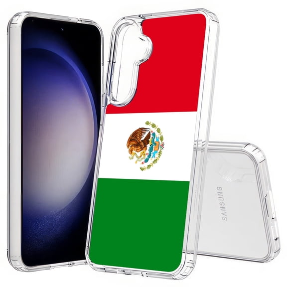 TalkingCase Slim Fit Phone Case Compatible for Samsung Galaxy S25+ Plus(Not S25/ S25 Ultra), Flag Mexico Print, Lightweight,Flexible, USA Print