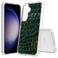 thumbnail image 1 of TalkingCase Slim Fit Phone Case Compatible for Samsung Galaxy S25+ Plus(Not S25/ S25 Ultra), Green Alligator Print, Lightweight,Flexible, USA Print, 1 of 6