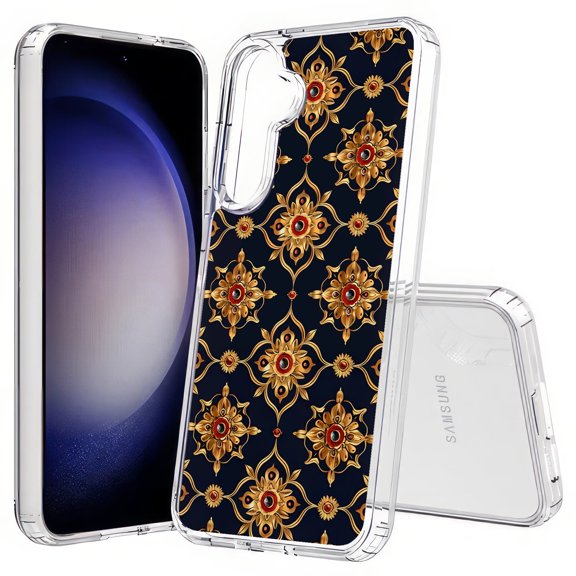 TalkingCase Slim Fit Phone Case Compatible for Samsung Galaxy S25+ Plus(Not S25/ S25 Ultra), Japanese Jewels 3 Print, Lightweight,Flexible, USA Print