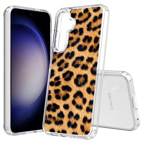 TalkingCase Slim Fit Phone Case Compatible for Samsung Galaxy S25+ Plus(Not S25/ S25 Ultra), Leopard Skin 4 Print, Lightweight,Flexible, USA Print