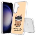 thumbnail image 1 of TalkingCase Slim Fit Phone Case Compatible for Samsung Galaxy S25+ Plus(Not S25/ S25 Ultra), Meow Coffee Print, Lightweight,Flexible, USA Print, 1 of 6