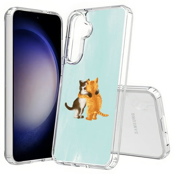 TalkingCase Slim Fit Phone Case Compatible for Samsung Galaxy S25+ Plus(Not S25/ S25 Ultra), Meoww Print, Lightweight,Flexible, USA Print