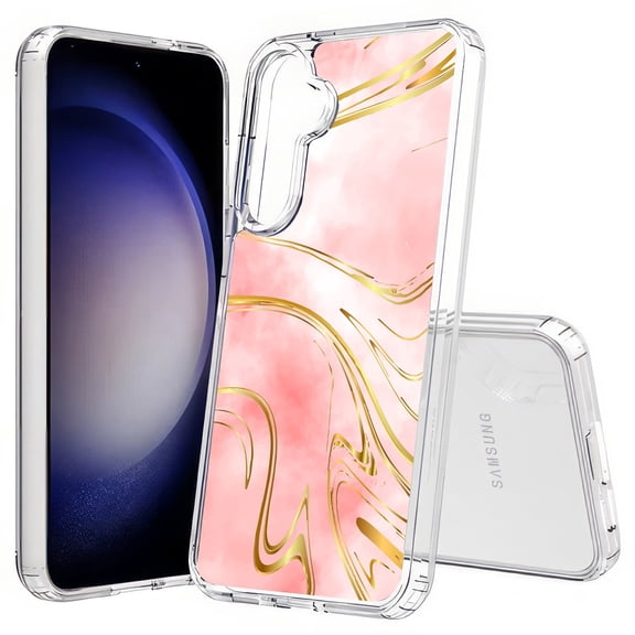 TalkingCase Slim Fit Phone Case Compatible for Samsung Galaxy S25+ Plus(Not S25/ S25 Ultra), Opal Marble 5 Print, Lightweight,Flexible, USA Print