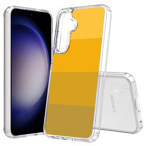 TalkingCase Slim Fit Phone Case Compatible for Samsung Galaxy S25+ Plus(Not S25/ S25 Ultra), Orange Stripes Print, Lightweight,Flexible, USA Print