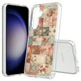 thumbnail image 1 of TalkingCase Slim Fit Phone Case Compatible for Samsung Galaxy S25+ Plus(Not S25/ S25 Ultra), Quilt Patch Roses Print, Lightweight,Flexible, USA Print, 1 of 6