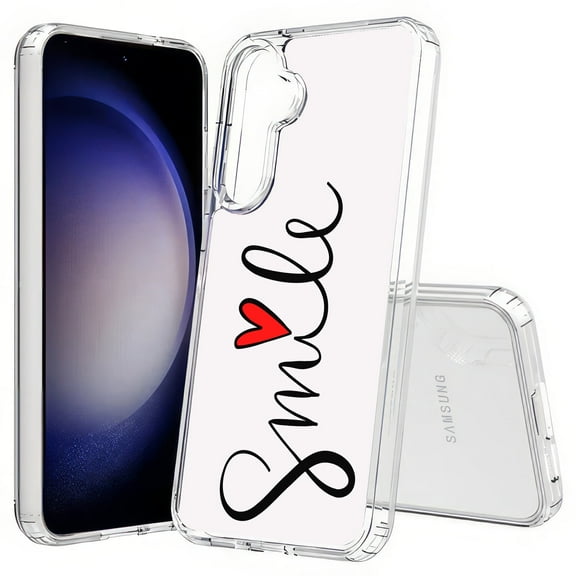 TalkingCase Slim Fit Phone Case Compatible for Samsung Galaxy S25+ Plus(Not S25/ S25 Ultra), Smile Love Heart Print, Lightweight,Flexible, USA Print