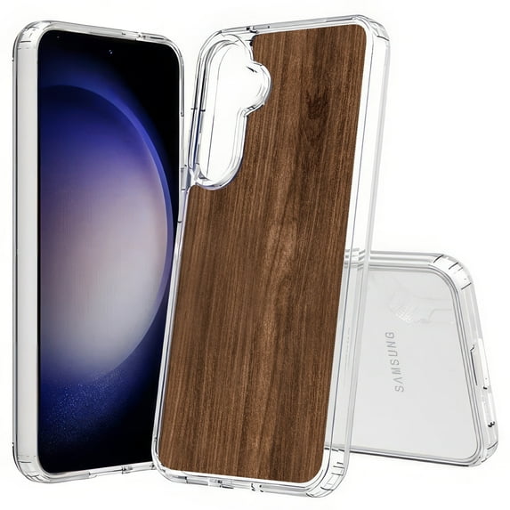 TalkingCase Slim Fit Phone Case Compatible for Samsung Galaxy S25+ Plus(Not S25/ S25 Ultra), Wood Grain 3 Print, Lightweight,Flexible, USA Print