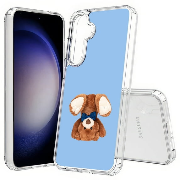 TalkingCase Slim Fit Phone Case Compatible for Samsung Galaxy S25+ Plus(Not S25/ S25 Ultra), Yoga Teddy Bear Print, Lightweight,Flexible, USA Print