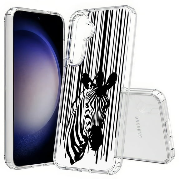 TalkingCase Slim Fit Phone Case Compatible for Samsung Galaxy S25+ Plus(Not S25/ S25 Ultra), Zebra Bar Code Print, Lightweight,Flexible, USA Print