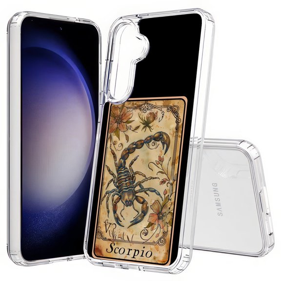 TalkingCase Slim Fit Phone Case Compatible for Samsung Galaxy S25+ Plus(Not S25/ S25 Ultra), Zodiac Scorpio Print, Lightweight,Flexible, USA Print