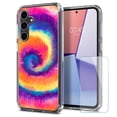 thumbnail image 1 of TalkingCase Slim Fit Phone Case Made for Samsung Galaxy S23 FE, Tie Dye Circle Print, w/ Glass Screen Protector, Military Grade, Lightweight,Flexible, Print in USA, 1 of 7
