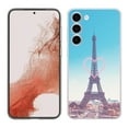 thumbnail image 1 of TalkingCase Slim Phone Case Compatible for Samsung Galaxy S23 2023, Fall in Paris Print, w/ Tempered Glass Screen Protector, Lightweight, Flexible, Print in USA, 1 of 7