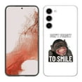 thumbnail image 1 of TalkingCase Slim Phone Case Compatible for Samsung Galaxy S23 2023, Funny Meme Smile Print, w/ Tempered Glass Screen Protector, Lightweight, Flexible, Print in USA, 1 of 7