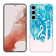 thumbnail image 1 of TalkingCase Slim Phone Case Compatible for Samsung Galaxy S23 2023, Raining Music Notes Print, w/ Tempered Glass Screen Protector, Lightweight, Flexible, Print in USA, 1 of 7
