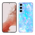 thumbnail image 1 of TalkingCase Slim Phone Case Compatible for Samsung Galaxy S23 2023, Watercolor Rain Drop Print, w/ Tempered Glass Screen Protector, Lightweight, Flexible, Print in USA, 1 of 7