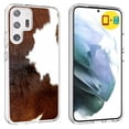 thumbnail image 1 of TalkingCase Slim Phone Case Compatible for Samsung Galaxy S23 Ultra 2023, Dairy Cow Fur Print, w/ Tempered Glass Screen Protector, Lightweight, Flexible, USA, 1 of 7
