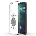 thumbnail image 1 of TalkingCase Slim Phone Case Compatible for Apple iPhone 12 Pro MAX, Geometric Mandala Print, Lightweight,Flexible,Soft, USA, 1 of 7