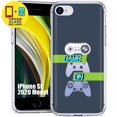thumbnail image 1 of TalkingCase Slim Phone Case Compatible for Apple iPhone SE 2022/SE2020/iPhone 8/iPhone 7, Game On Print, Glass Screen Protector Included, USA, 1 of 8