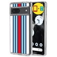thumbnail image 1 of TalkingCase Slim Phone Case Compatible for Google Pixel 7 Pro, 6.7", Racing Stripe 10 Print, w/ Glass Screen Protector, Light Weight, Flexible, USA, 1 of 7