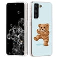 thumbnail image 1 of TalkingCase Slim Phone Case Compatible for Samsung Galaxy S21 5G, S30,(Not S21+,S21 Ultra),Teddy Bear Fight Print,Lightweight,Flexible,Soft, USA, 1 of 7
