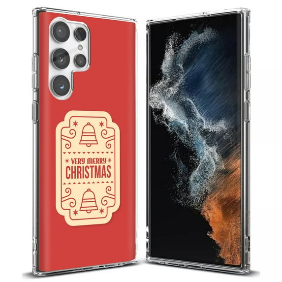 TalkingCase Slim Phone Case Compatible for Samsung Galaxy S22 Ultra 5G, Christmas 1 Print, Thin Light, Flexible, Soft, USA