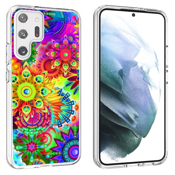 TalkingCase Slim Phone Case Compatible for Samsung Galaxy S23 Ultra 2023, Floral Seamless Print, Lightweight, Flexible, USA